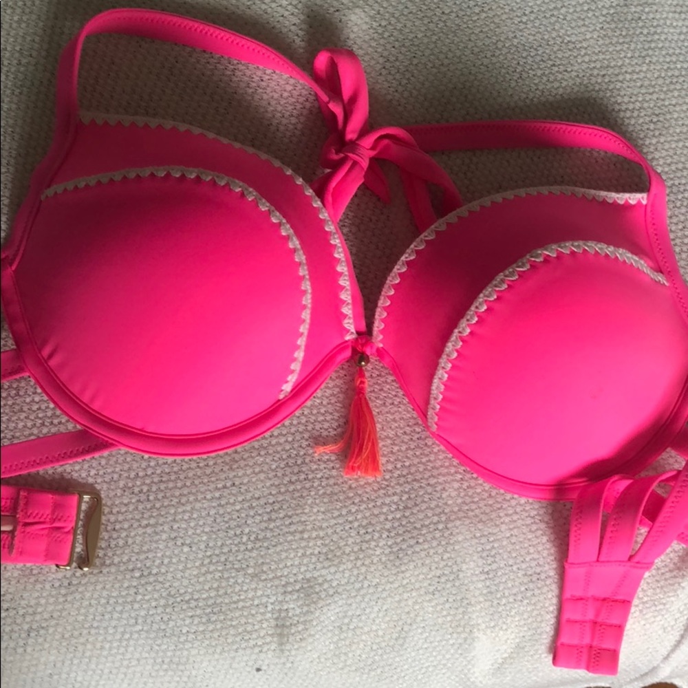 SHADE AND SHORE neon pink swimming top